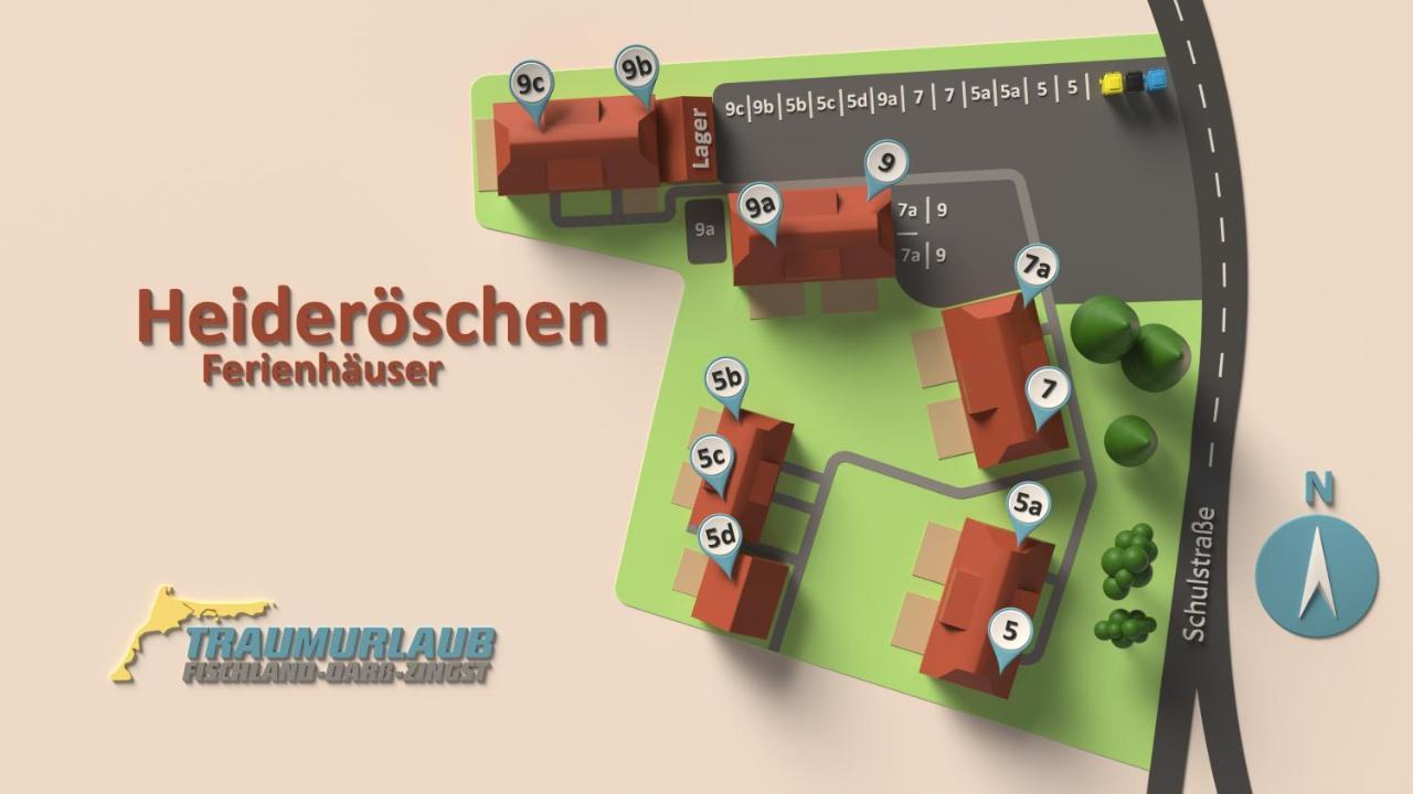 Heideroeschen Park Heideroeschen 9A Villa Zingst Dış mekan fotoğraf